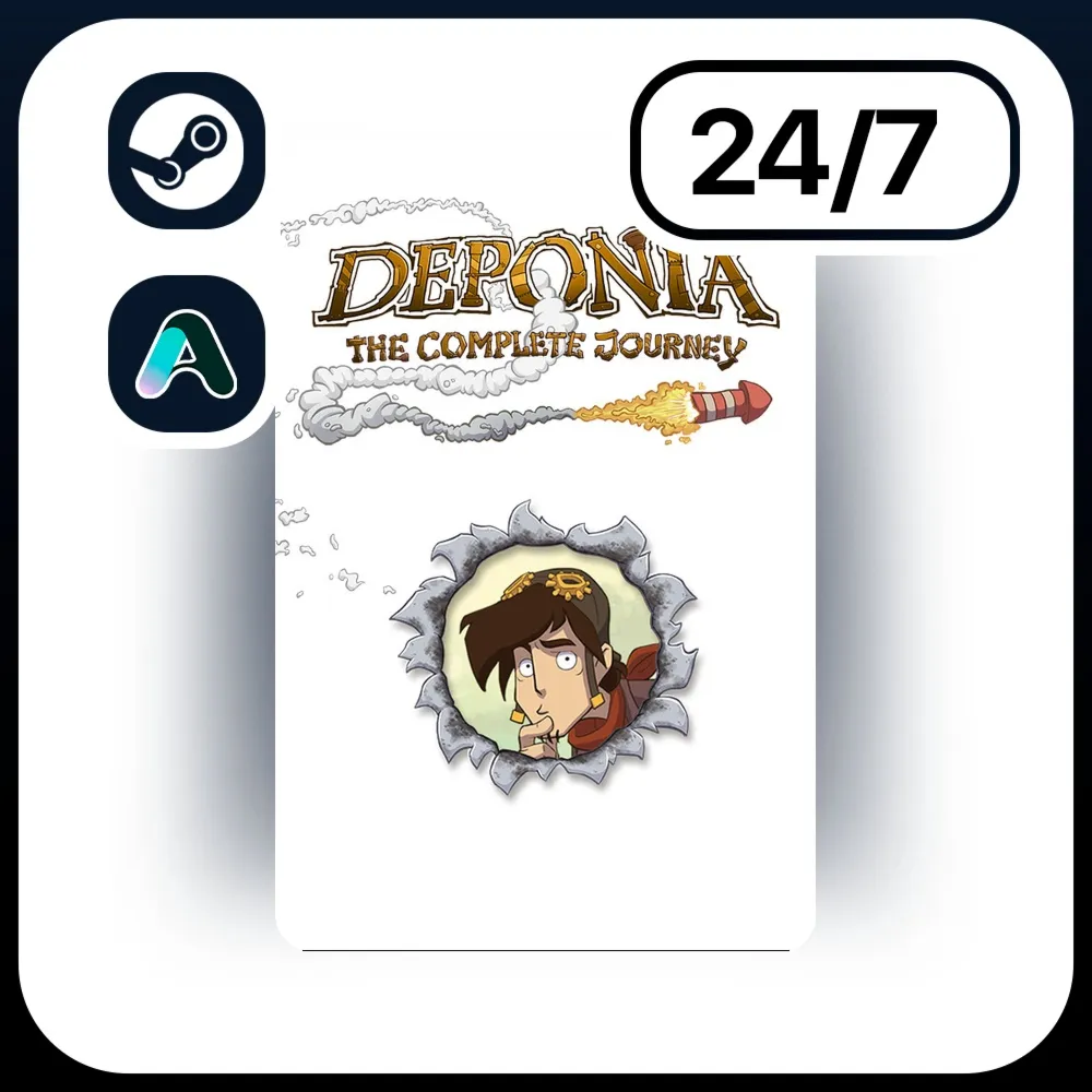АВТО DEPONIA: THE COMPLETE JOURNEY \ STEAM ПОДАРКОМ ДЛЯ KZ | RU | UA | CIS 24/7