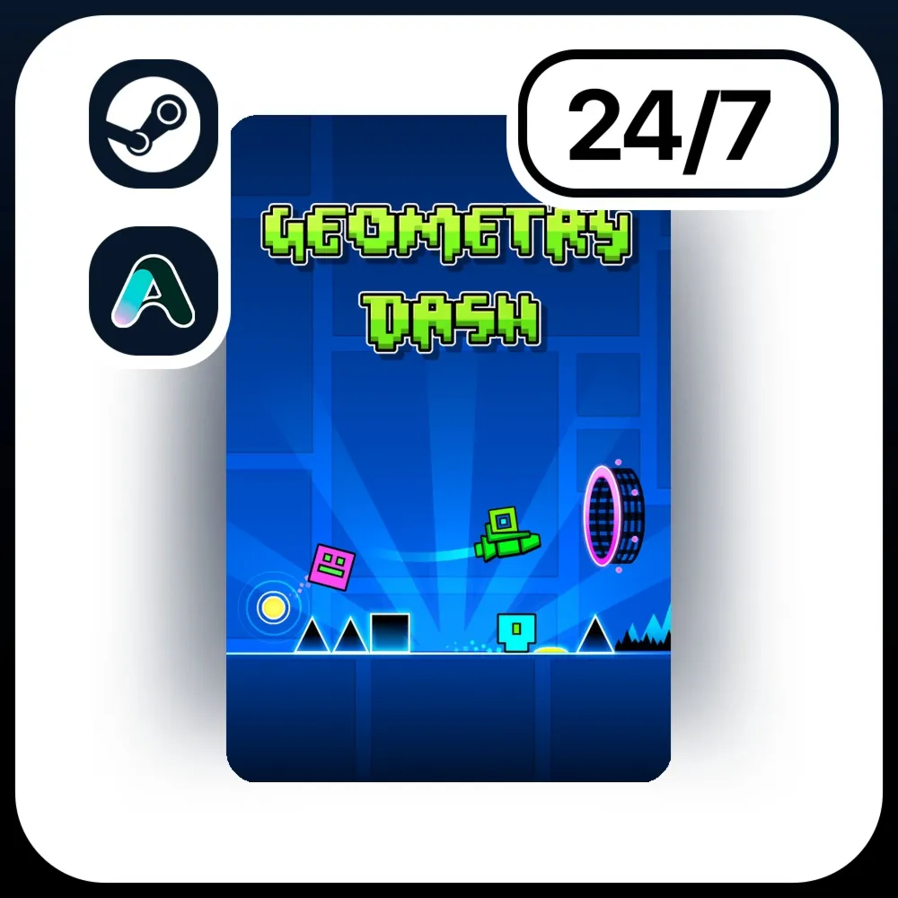 АВТО GEOMETRY DASH \ STEAM ПОДАРКОМ ДЛЯ KZ | RU | UA | CIS 24/7