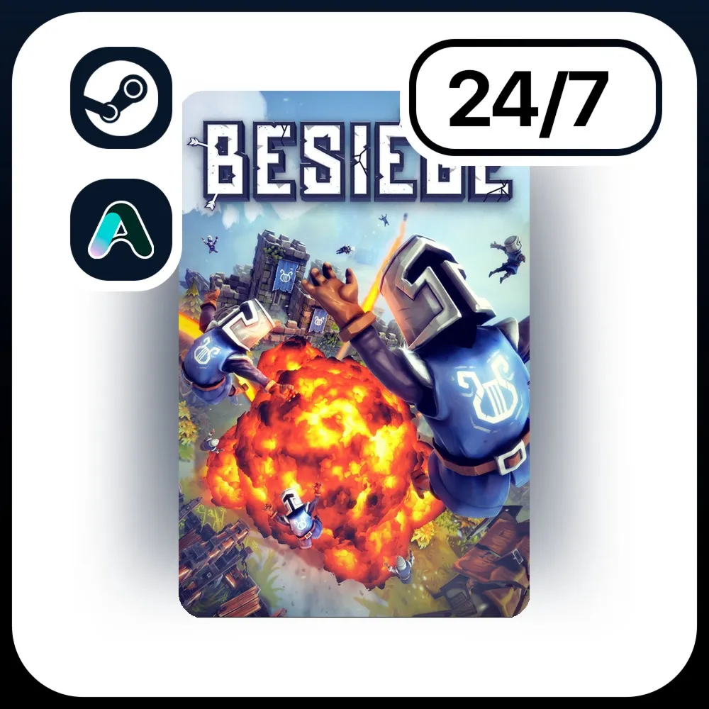 АВТО BESIEGE \ STEAM ПОДАРКОМ ДЛЯ KZ | RU | UA | CIS 24/7