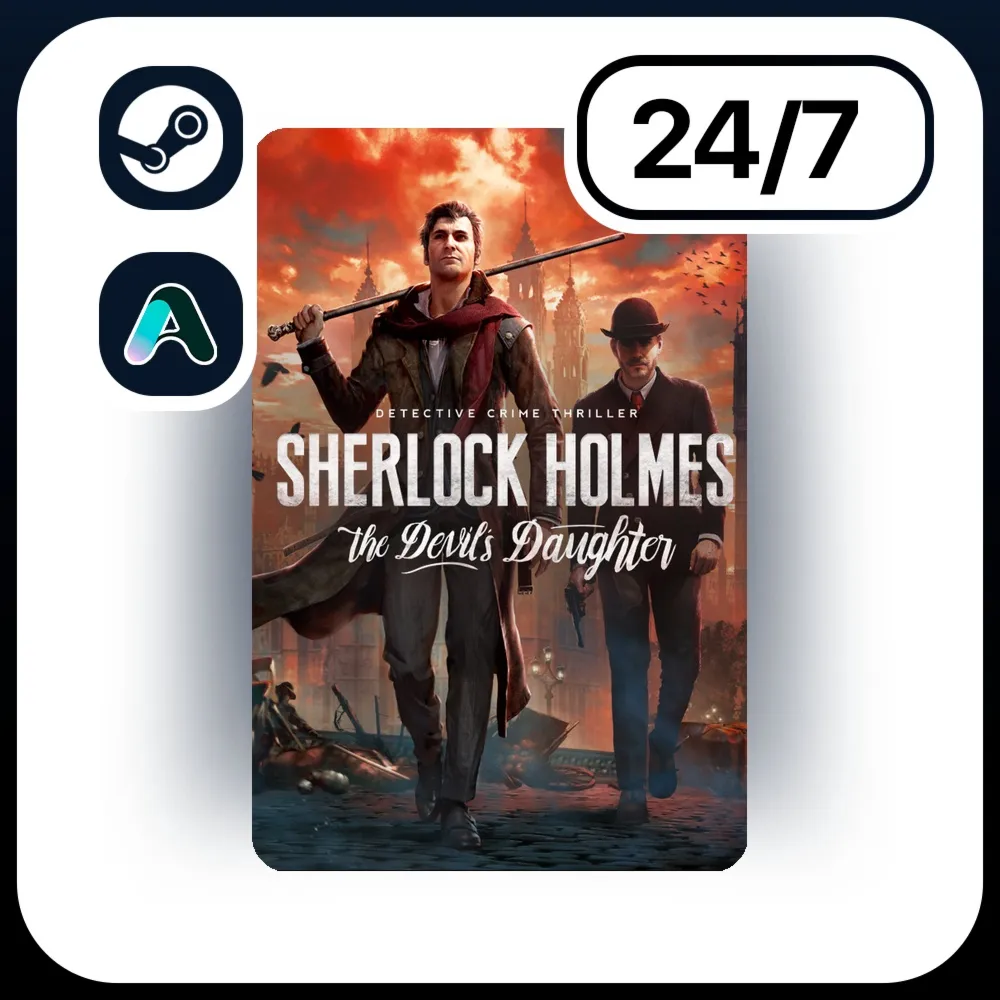 АВТО SHERLOCK HOLMES: THE DEVIL'S DAUGHTER \ STEAM ПОДАРКОМ ДЛЯ KZ | UA | CIS 24/7