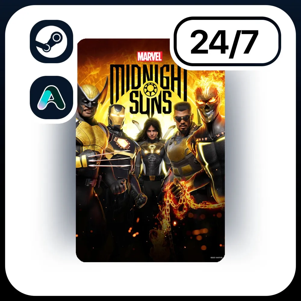 АВТО MARVEL'S MIDNIGHT SUNS \ STEAM ПОДАРКОМ ДЛЯ KZ | UA | CIS 24/7