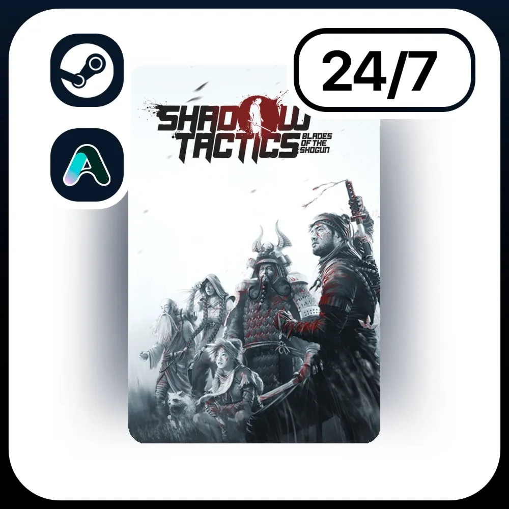 АВТО SHADOW TACTICS: BLADES OF THE SHOGUN \ STEAM ПОДАРКОМ ДЛЯ KZ | RU | UA | CIS 24/