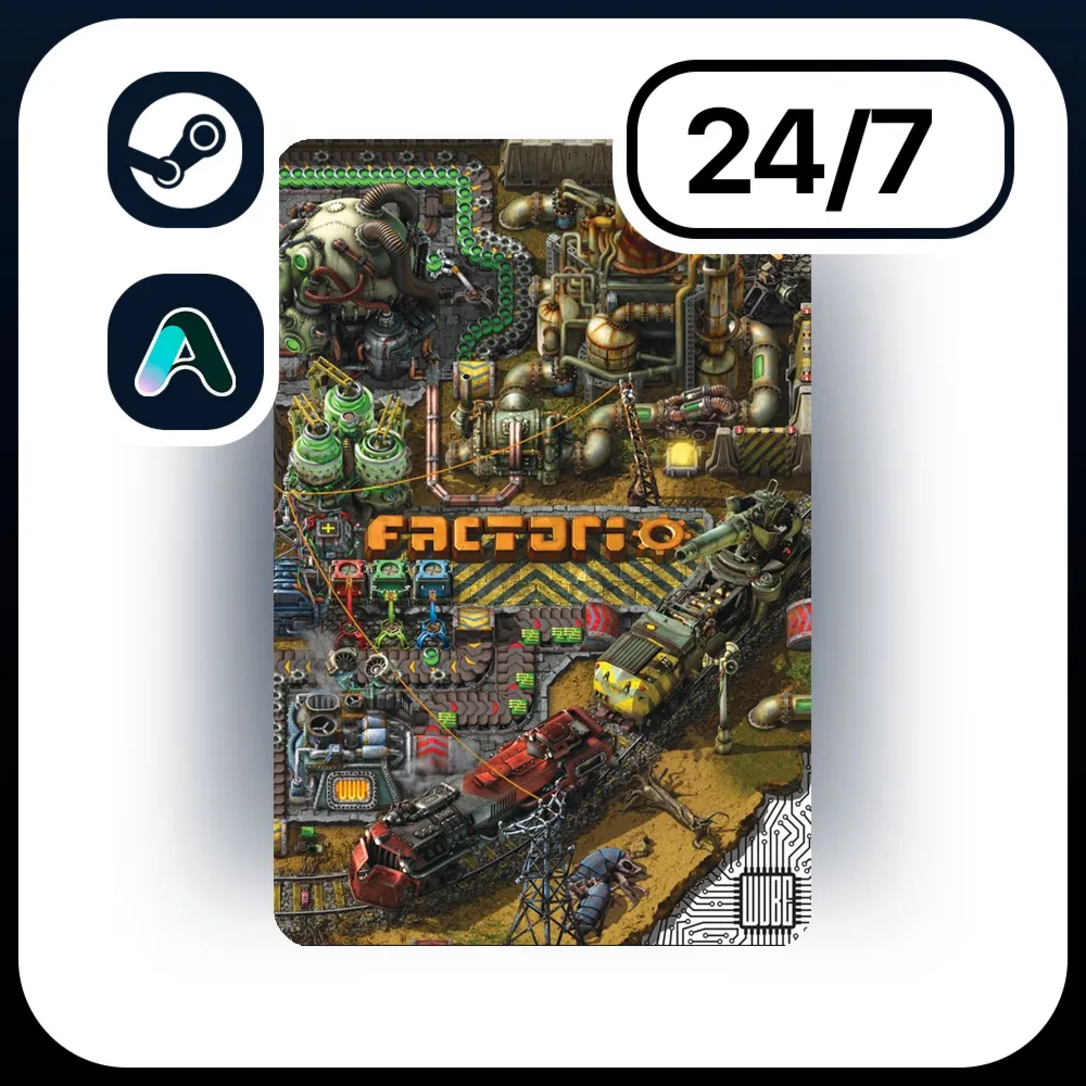АВТО FACTORIO \ STEAM ПОДАРКОМ ДЛЯ KZ | RU | UA | CIS 24/7