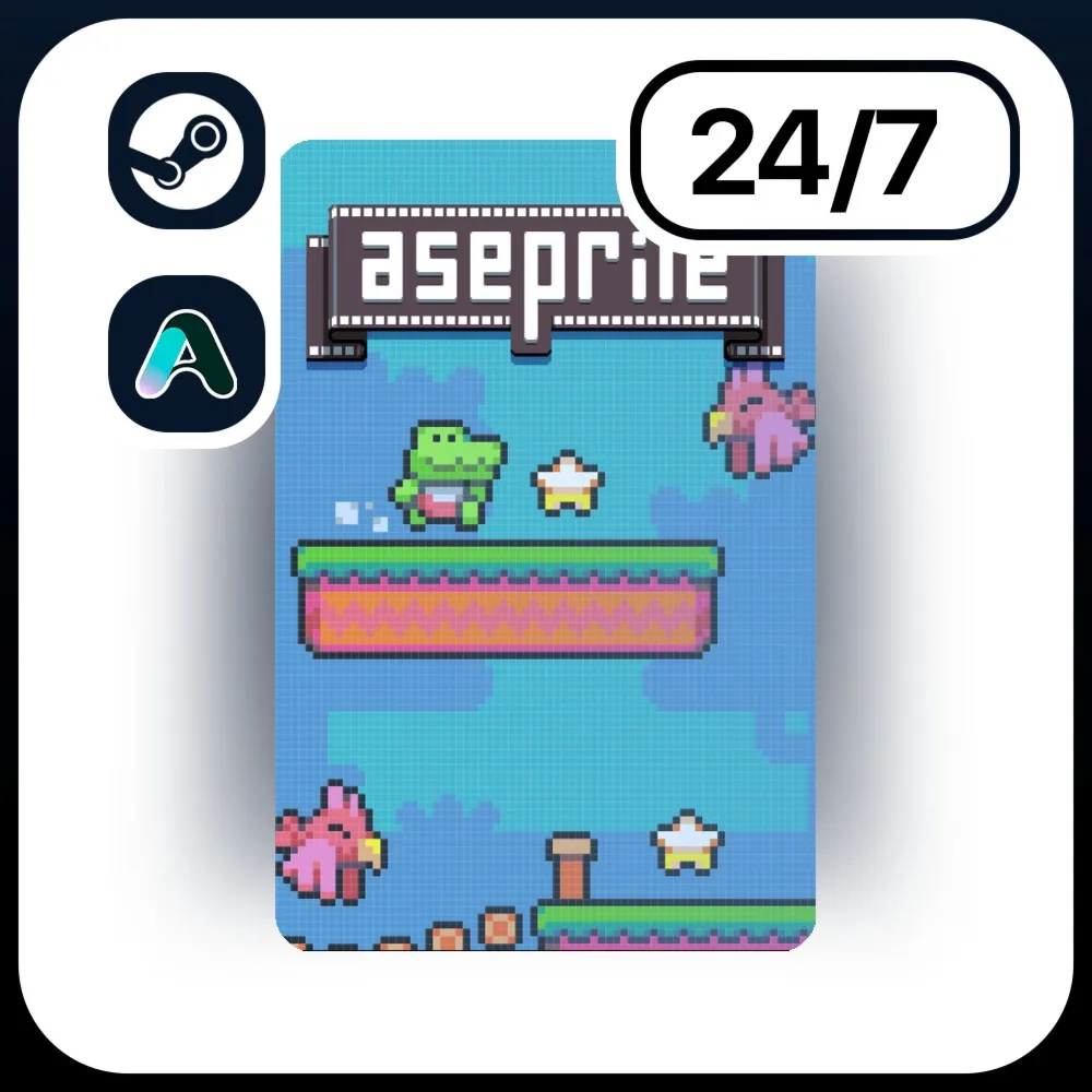 АВТО ASEPRITE \ STEAM ПОДАРКОМ ДЛЯ KZ | RU | UA | CIS 24/7