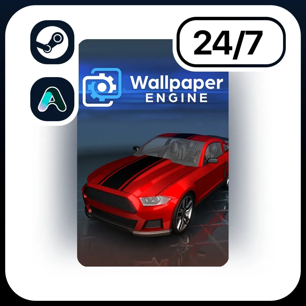 АВТО WALLPAPER ENGINE \ STEAM ПОДАРКОМ ДЛЯ KZ | RU | UA | CIS 24/7