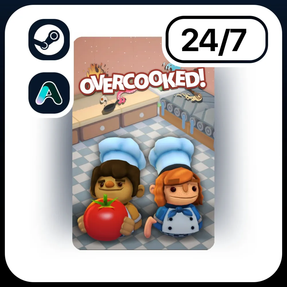 АВТО OVERCOOKED \ STEAM ПОДАРКОМ ДЛЯ KZ | UA | CIS 24/7