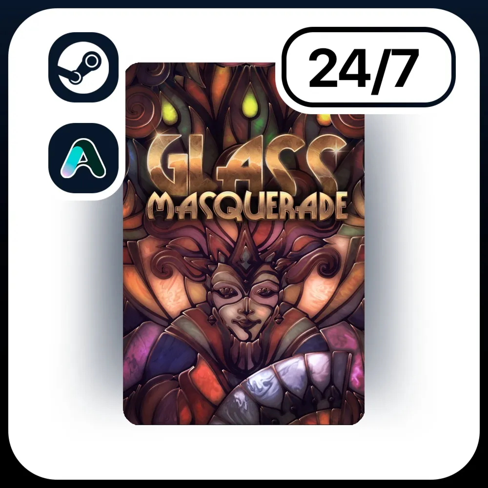 АВТО GLASS MASQUERADE \ STEAM ПОДАРКОМ ДЛЯ KZ | RU | UA | CIS 24/7