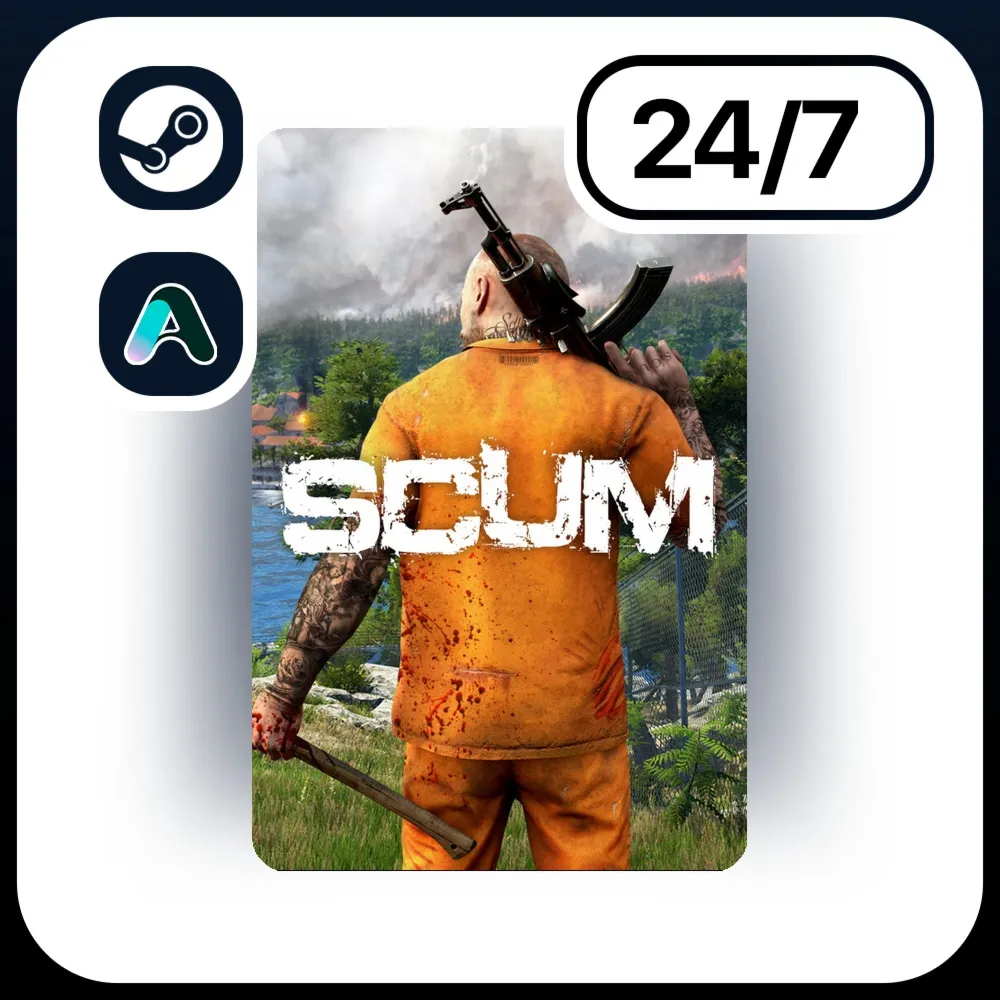 АВТО SCUM \ STEAM ПОДАРКОМ ДЛЯ KZ | RU | UA | CIS 24/7