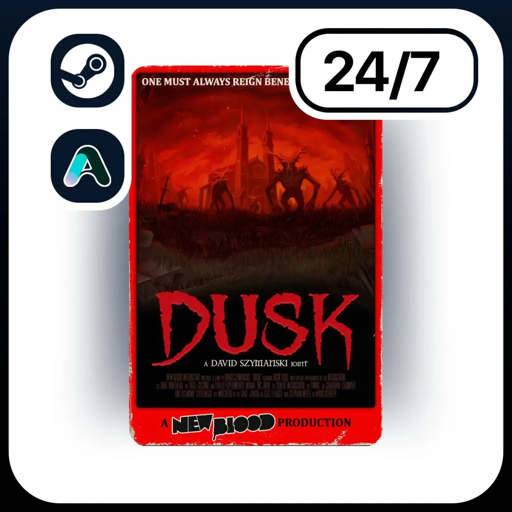 АВТО DUSK \ STEAM ПОДАРКОМ ДЛЯ KZ | RU | UA | CIS 24/7