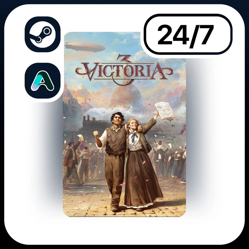 АВТО VICTORIA 3 \ STEAM ПОДАРКОМ ДЛЯ KZ | RU | UA | CIS 24/7