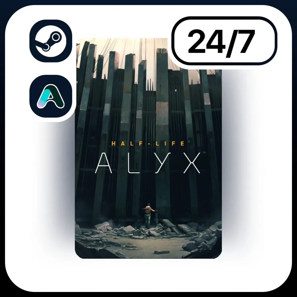 АВТО HALF-LIFE: ALYX \ STEAM ПОДАРКОМ ДЛЯ KZ | RU | UA | CIS 24/7