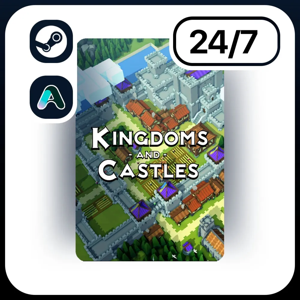 АВТО KINGDOMS AND CASTLES \ STEAM ПОДАРКОМ ДЛЯ KZ | RU | UA | CIS 24/7