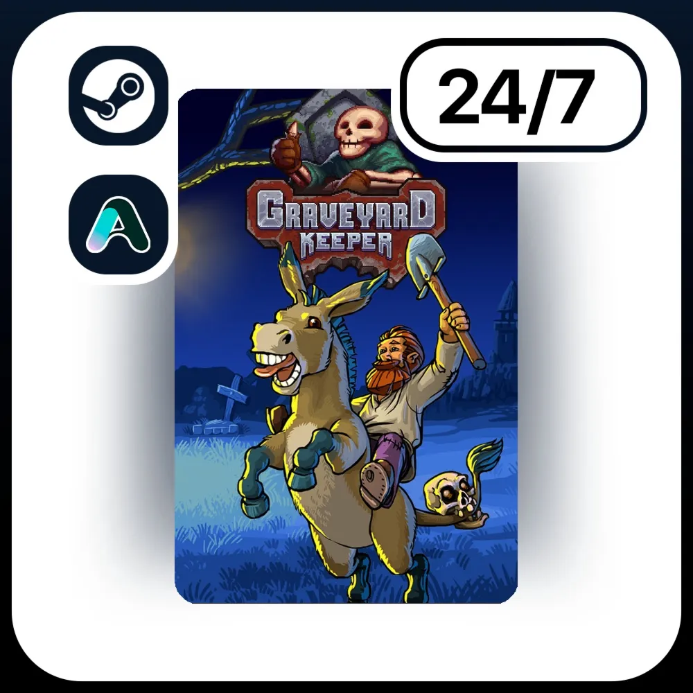 АВТО GRAVEYARD KEEPER \ STEAM ПОДАРКОМ ДЛЯ KZ | RU | UA | CIS 24/7