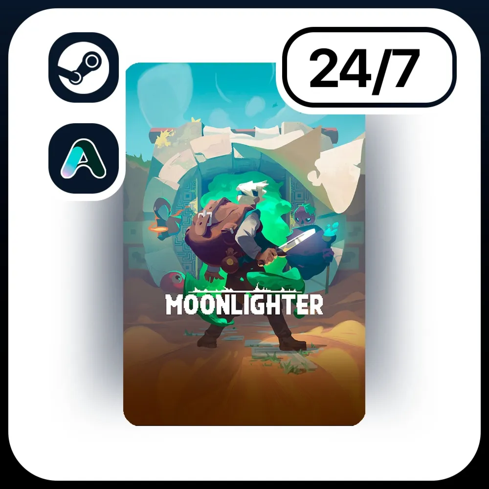 АВТО MOONLIGHTER \ STEAM ПОДАРКОМ ДЛЯ KZ | RU | UA | CIS 24/7