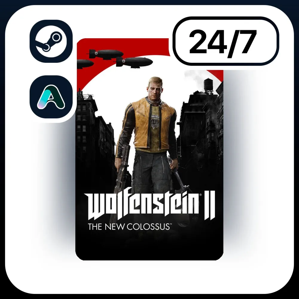 АВТО WOLFENSTEIN II: THE NEW COLOSSUS \ STEAM ПОДАРКОМ ДЛЯ KZ | UA | CIS 24/7