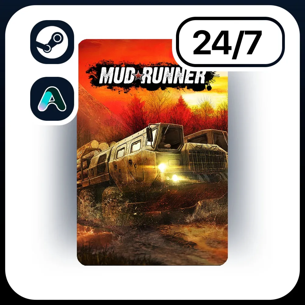 АВТО MUDRUNNER \ STEAM ПОДАРКОМ ДЛЯ KZ | RU | UA | CIS 24/7