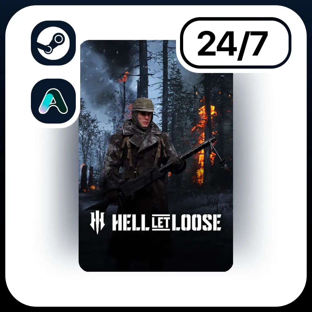 АВТО HELL LET LOOSE \ STEAM ПОДАРКОМ ДЛЯ KZ | UA | CIS 24/7