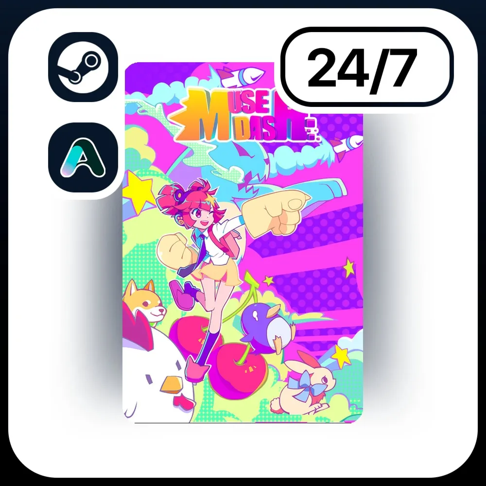 АВТО MUSE DASH \ STEAM ПОДАРКОМ ДЛЯ KZ | RU | UA | CIS 24/7