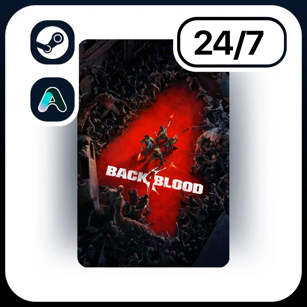 АВТО BACK 4 BLOOD \ STEAM ПОДАРКОМ ДЛЯ KZ | UA | CIS 24/7
