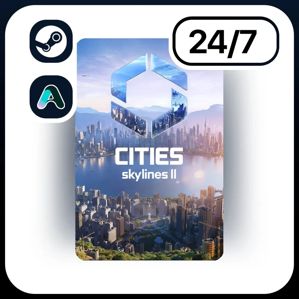 АВТО CITIES: SKYLINES II \ STEAM ПОДАРКОМ ДЛЯ KZ | RU | UA | CIS 24/7
