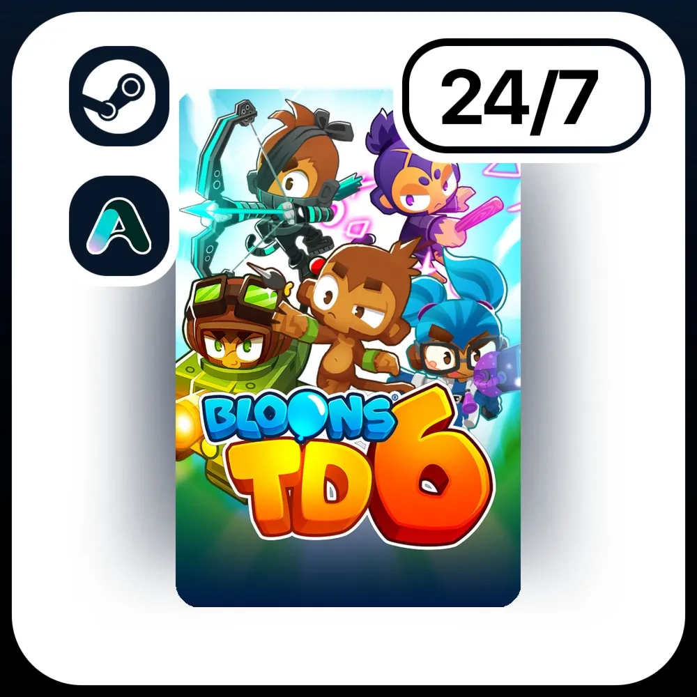 АВТО BLOONS TD 6 \ STEAM ПОДАРКОМ ДЛЯ KZ | RU | UA | CIS 24/7