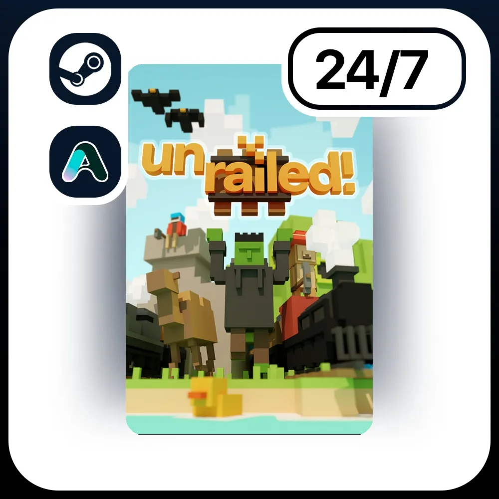 АВТО UNRAILED! \ STEAM ПОДАРКОМ ДЛЯ KZ | RU | UA | CIS 24/7