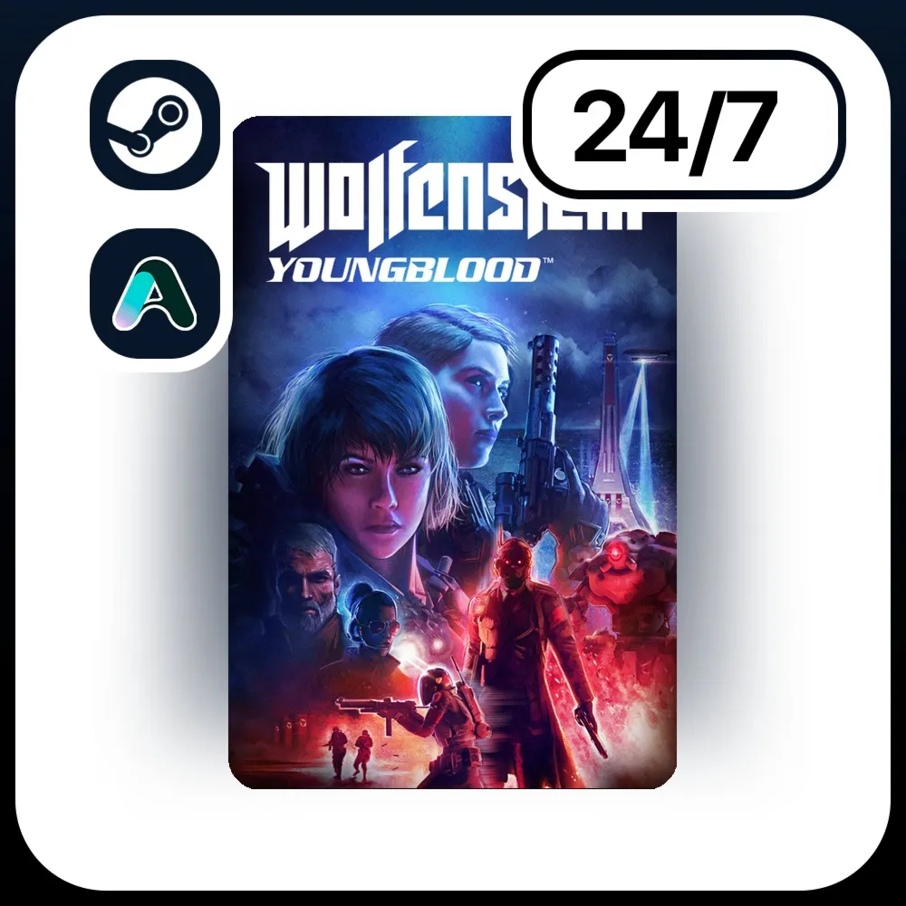 АВТО WOLFENSTEIN: YOUNGBLOOD \ STEAM ПОДАРКОМ ДЛЯ KZ | UA | CIS 24/7