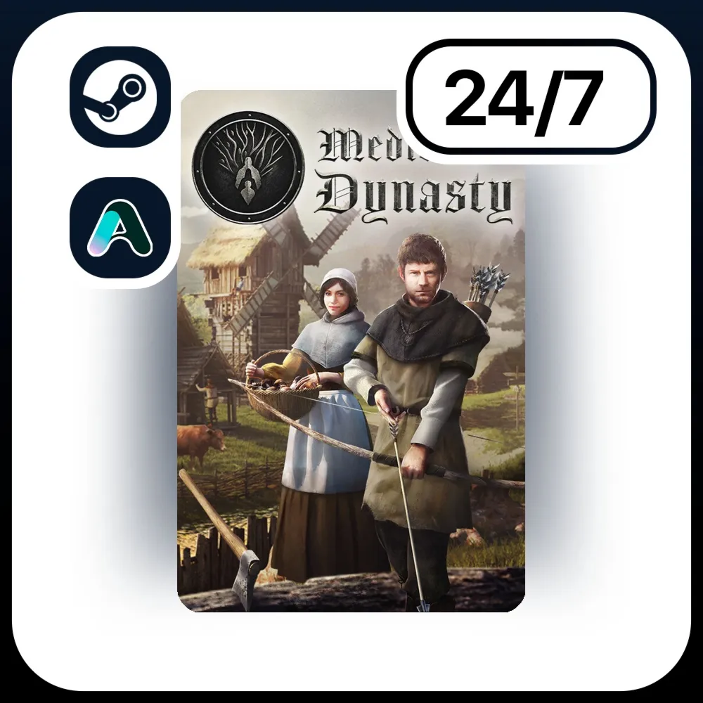 АВТО MEDIEVAL DYNASTY \ STEAM ПОДАРКОМ ДЛЯ KZ | RU | UA | CIS 24/7