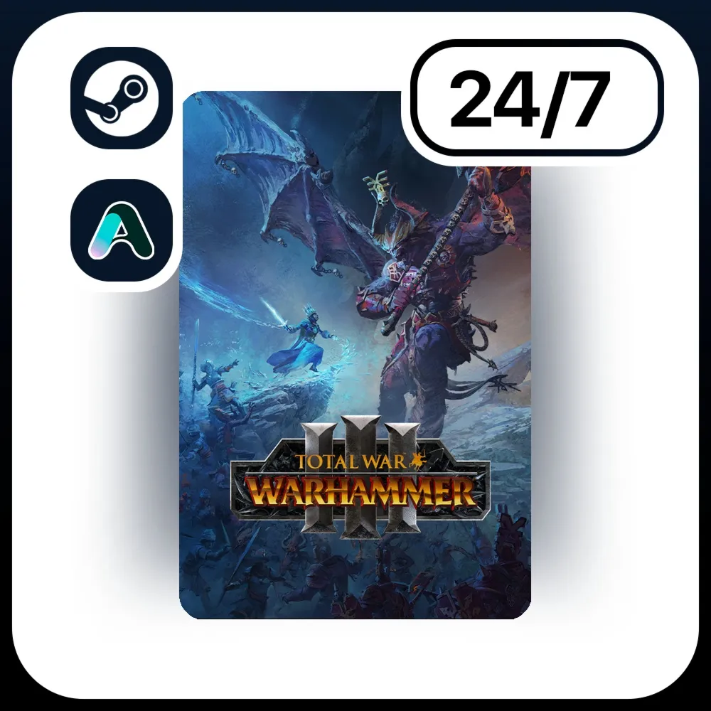 АВТО TOTAL WAR: WARHAMMER III \ STEAM ПОДАРКОМ ДЛЯ KZ | UA | CIS 24/7