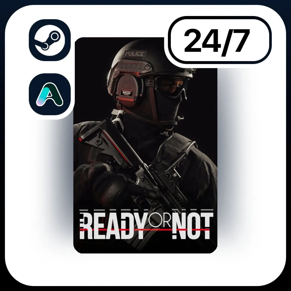 АВТО READY OR NOT \ STEAM ПОДАРКОМ ДЛЯ KZ | RU | UA | CIS 24/7