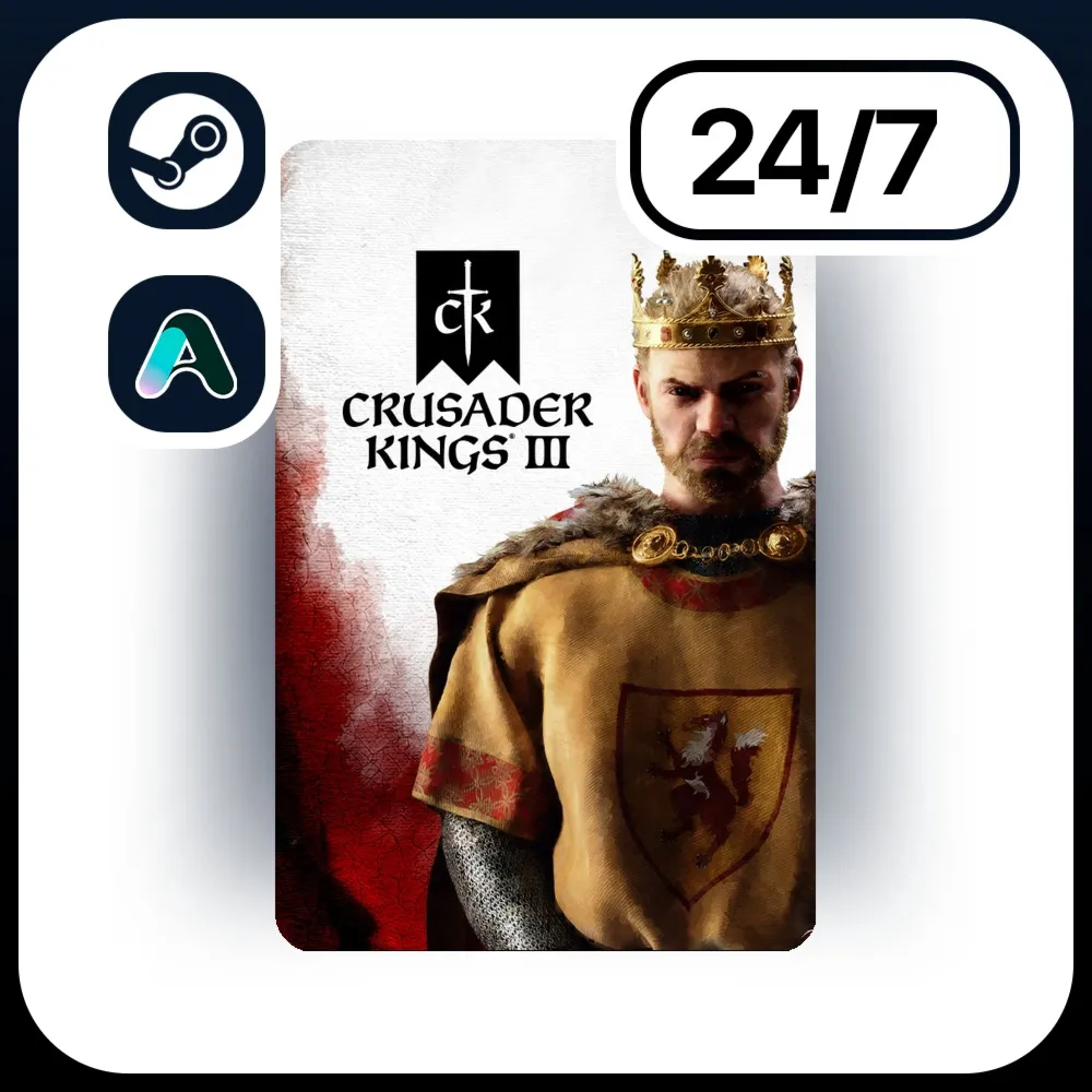 АВТО CRUSADER KINGS III \ STEAM ПОДАРКОМ ДЛЯ KZ | RU | UA | CIS 24/7
