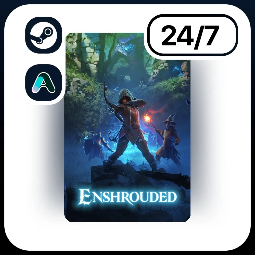 АВТО ENSHROUDED \ STEAM ПОДАРКОМ ДЛЯ KZ | RU | UA | CIS 24/7