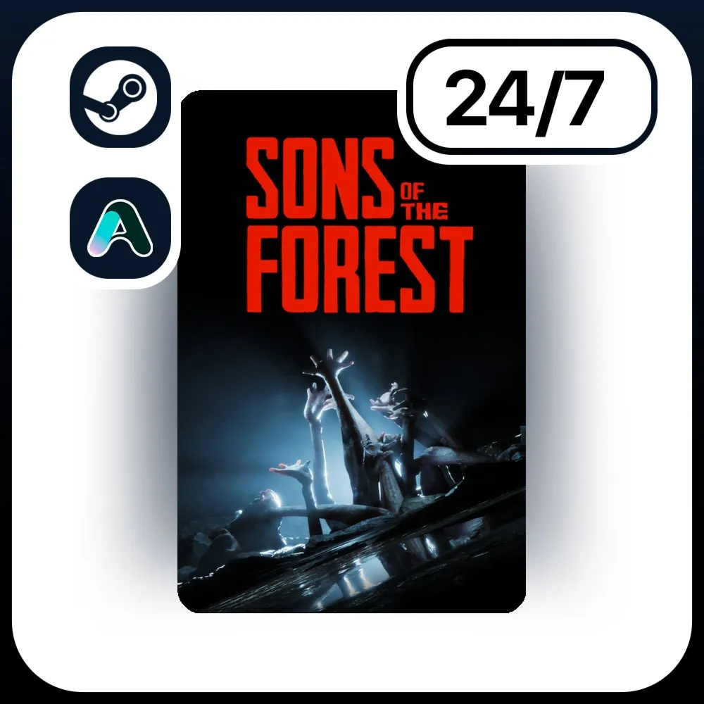 АВТО SONS OF THE FOREST \ STEAM ПОДАРКОМ ДЛЯ KZ | RU | UA | CIS 24/7