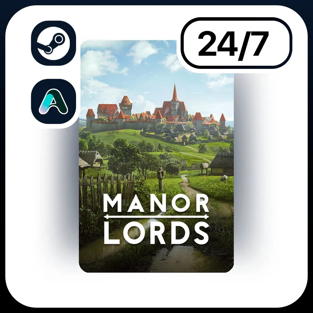АВТО MANOR LORDS \ STEAM ПОДАРКОМ ДЛЯ KZ | RU | UA | CIS 24/7