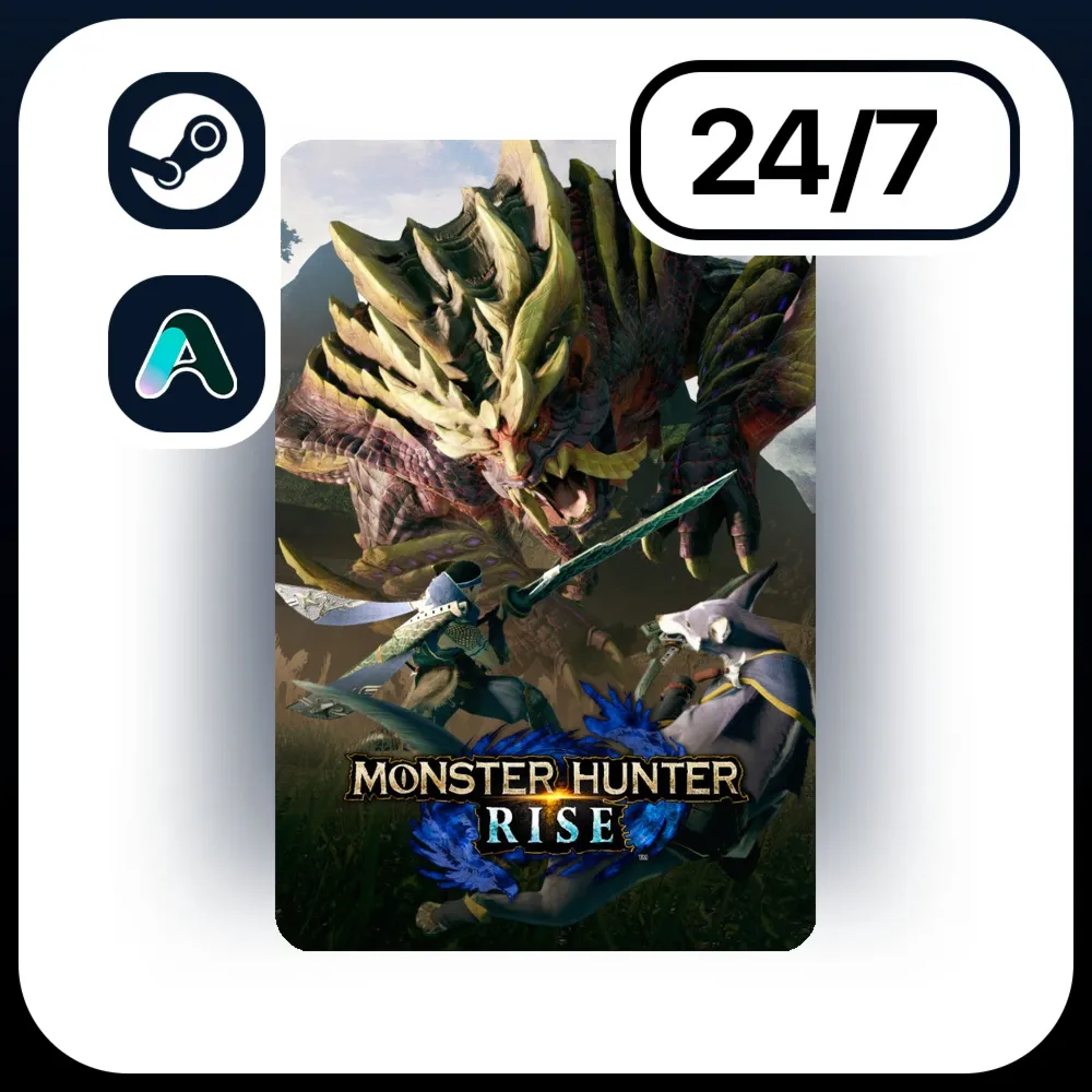 АВТО MONSTER HUNTER RISE \ STEAM ПОДАРКОМ ДЛЯ KZ | UA | CIS 24/7