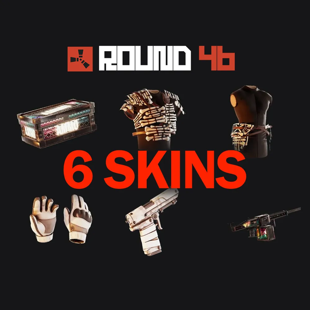  Скины RUST [6шт]  Раунд 46 