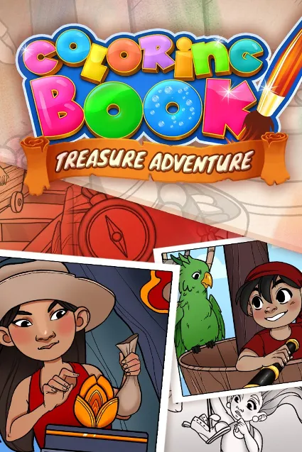 Coloring Book: Treasure Adventure | XBOX+PC | На любой аккаунт
