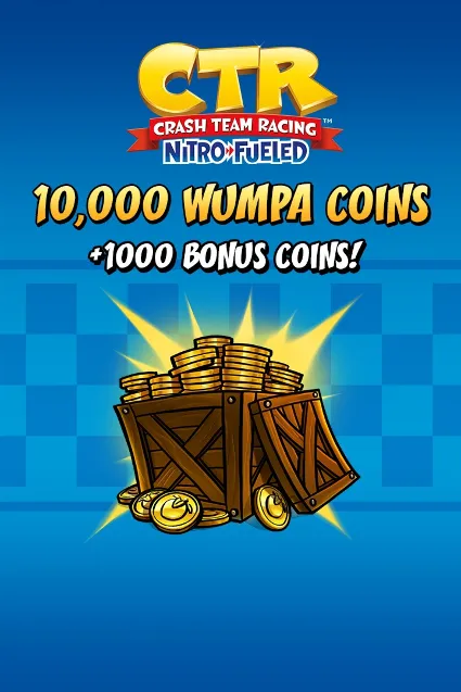 Crash™ Team Racing Nitro-Fueled - 10000 (+1000) Wumpa Coins | XBOX | На любой аккаунт