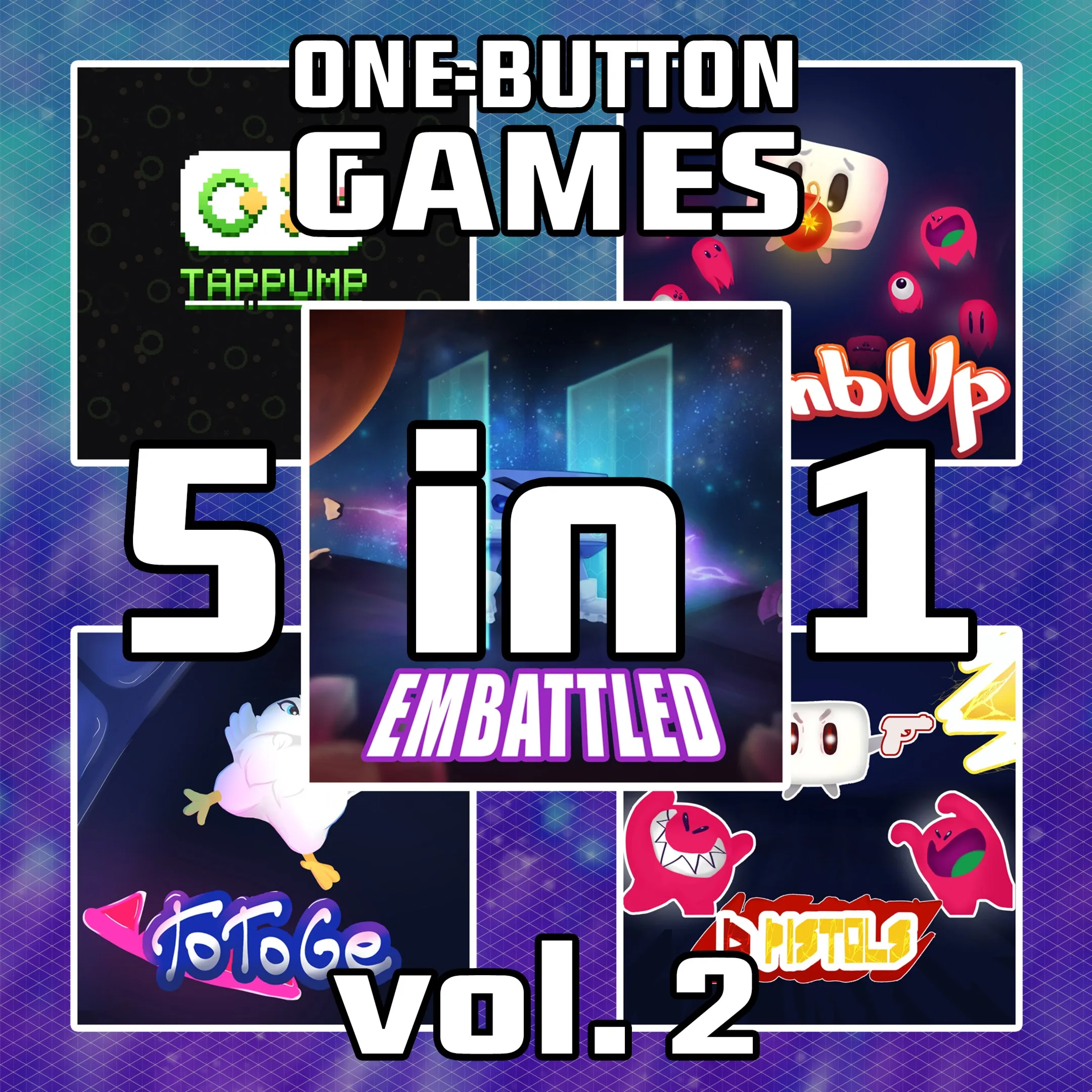 One Button Games 5-in-1 vol. 2 bundle | XBOX+PC | На любой аккаунт