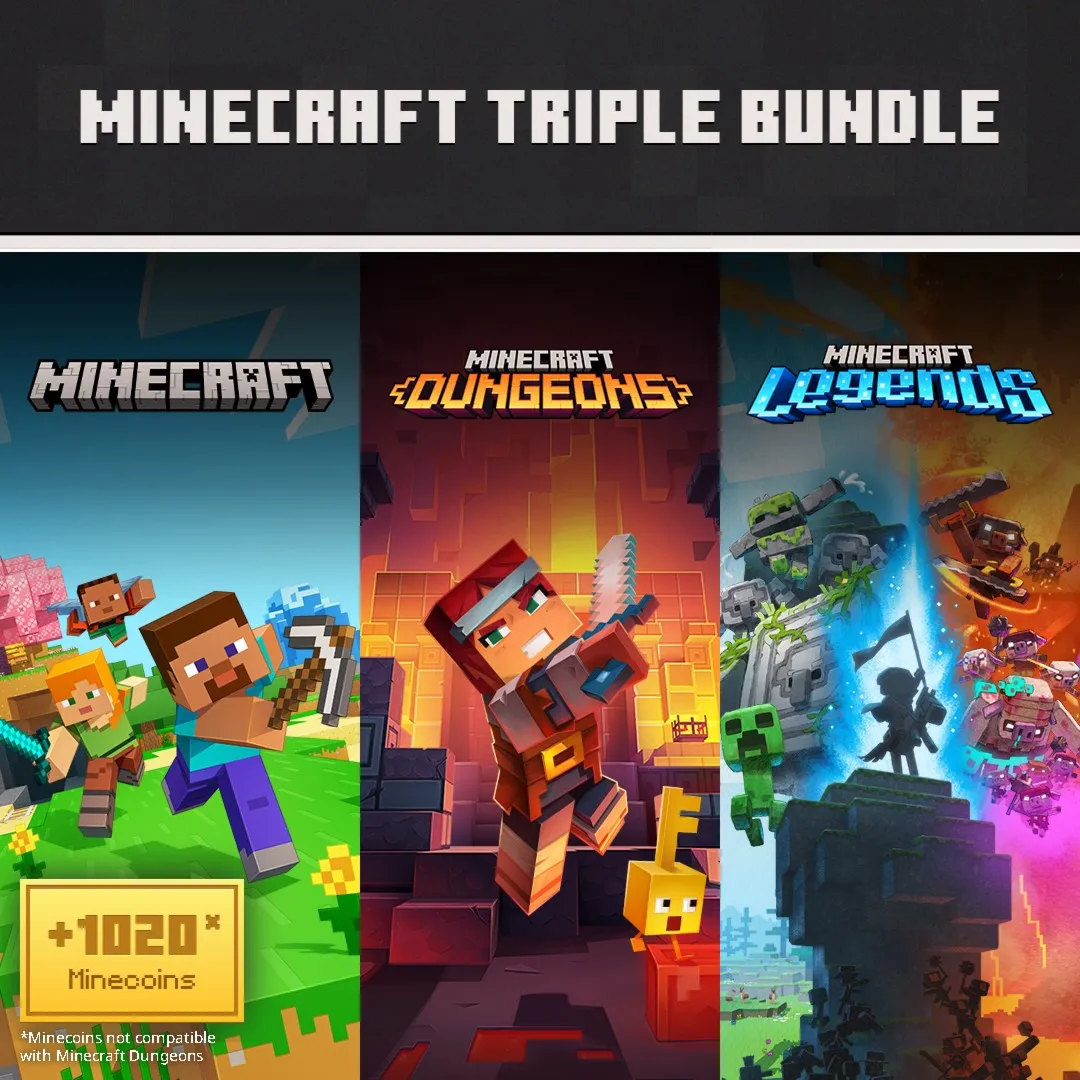 Minecraft Triple Bundle | XBOX | На любой аккаунт