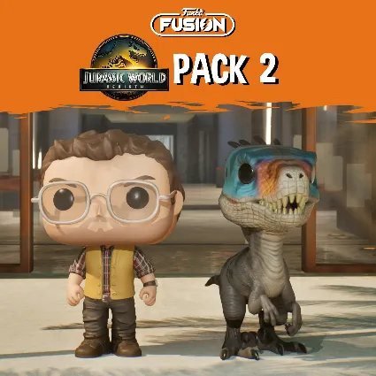 Funko Fusion - Jurassic World Rebirth Pack 2 - Dr Henry Loomis and Raptor | XBOX | На