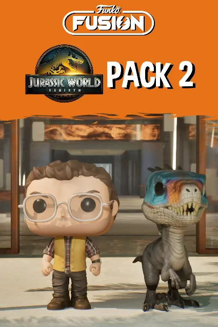 Funko Fusion - Jurassic World Rebirth Pack 2 - Dr Henry Loomis and Raptor | XBOX | На