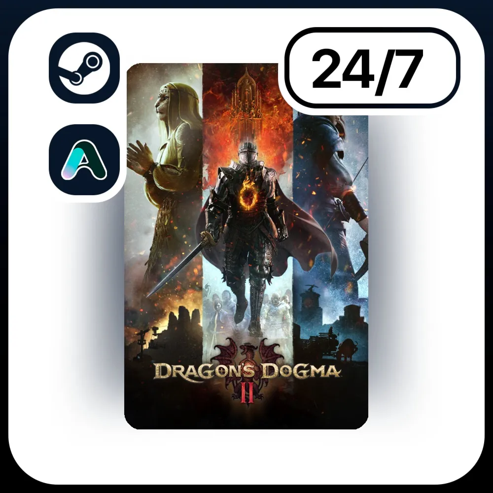 АВТО DRAGON'S DOGMA 2 \ STEAM ПОДАРКОМ ДЛЯ KZ | UA | CIS 24/7