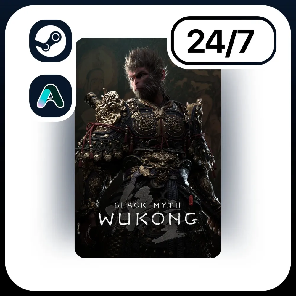 АВТО BLACK MYTH: WUKONG \ STEAM ПОДАРКОМ ДЛЯ KZ | RU | UA | CIS 24/7
