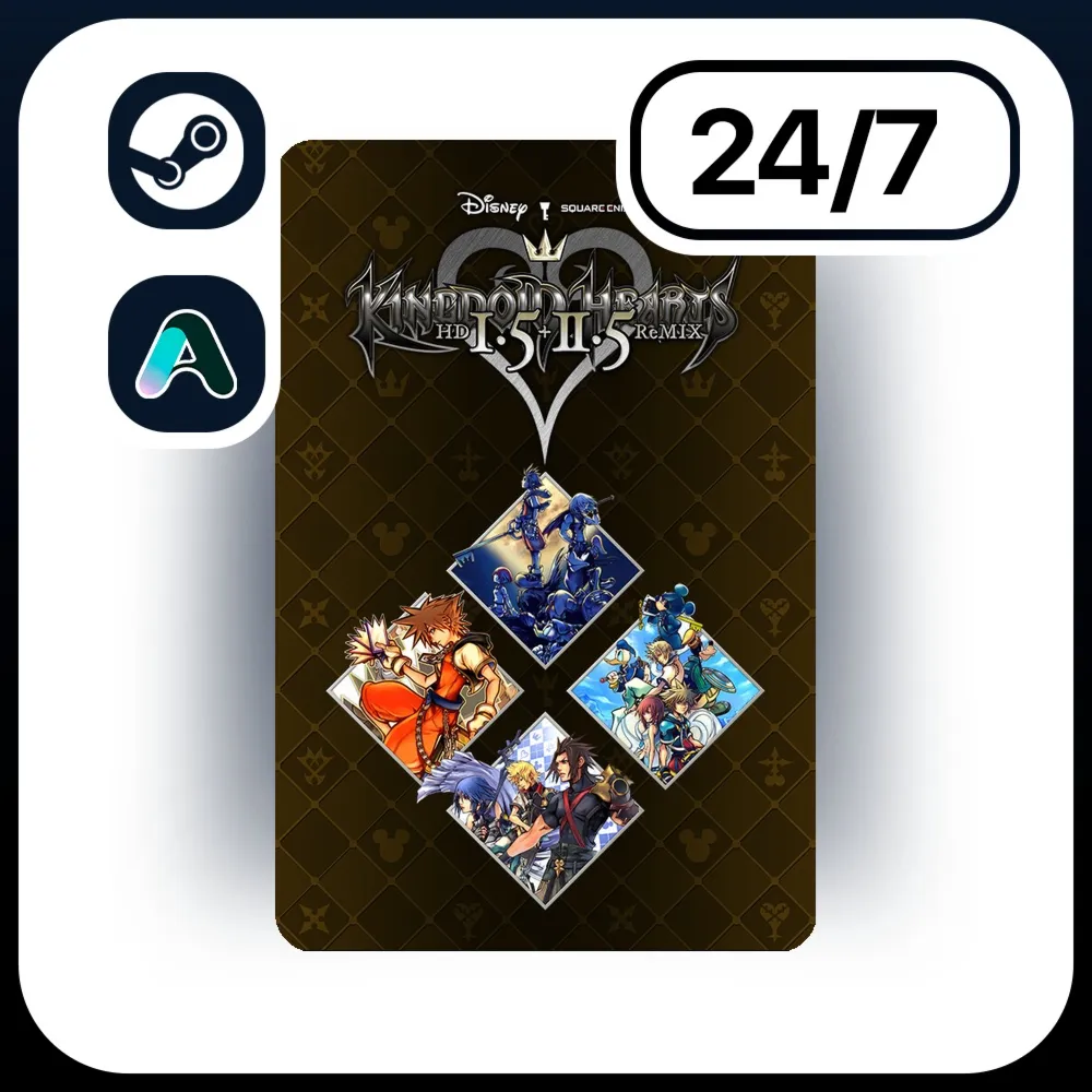АВТО KINGDOM HEARTS -HD 1.5+2.5 REMIX- \ STEAM ПОДАРКОМ ДЛЯ KZ | UA | CIS 24/7