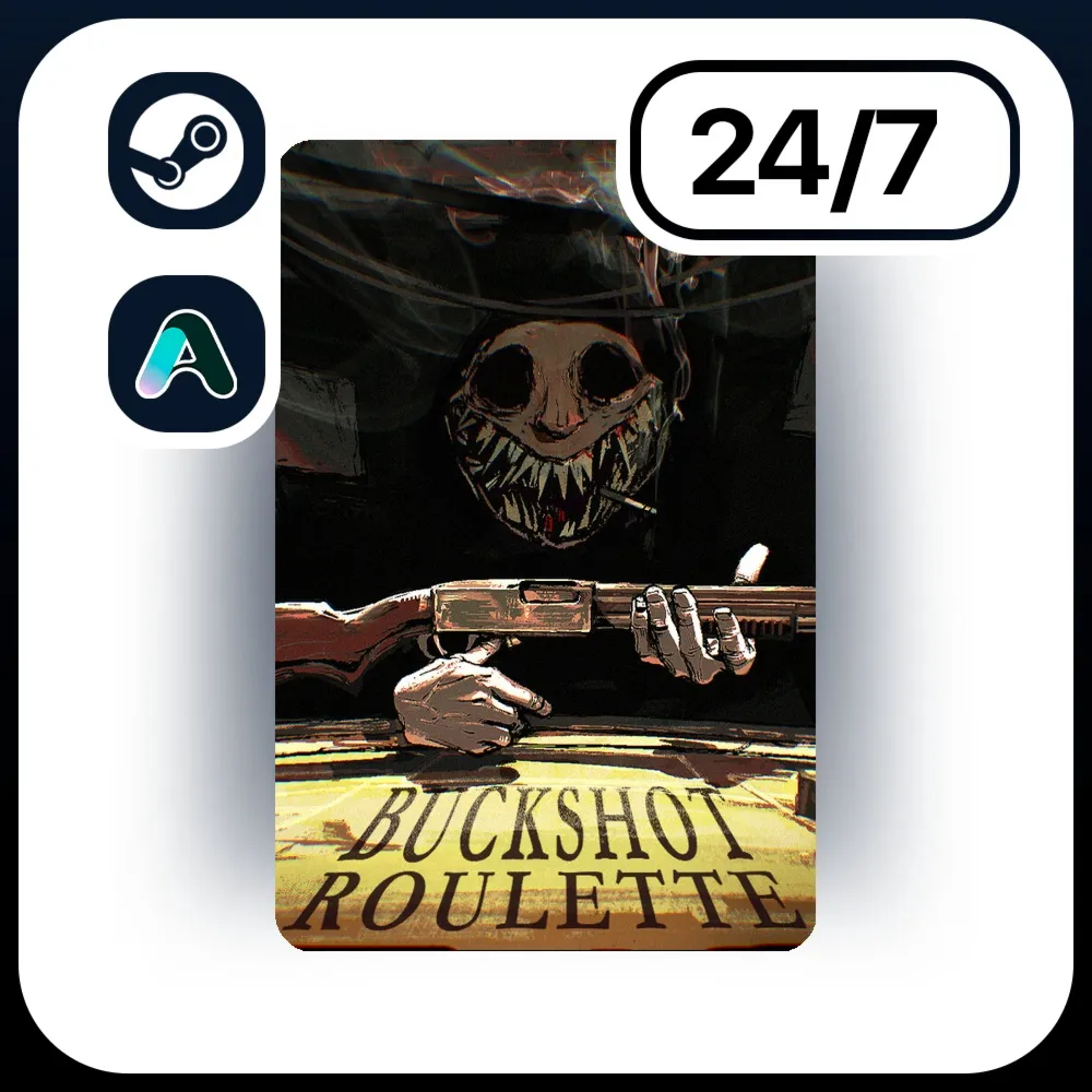 АВТО BUCKSHOT ROULETTE \ STEAM ПОДАРКОМ ДЛЯ KZ | RU | UA | CIS 24/7