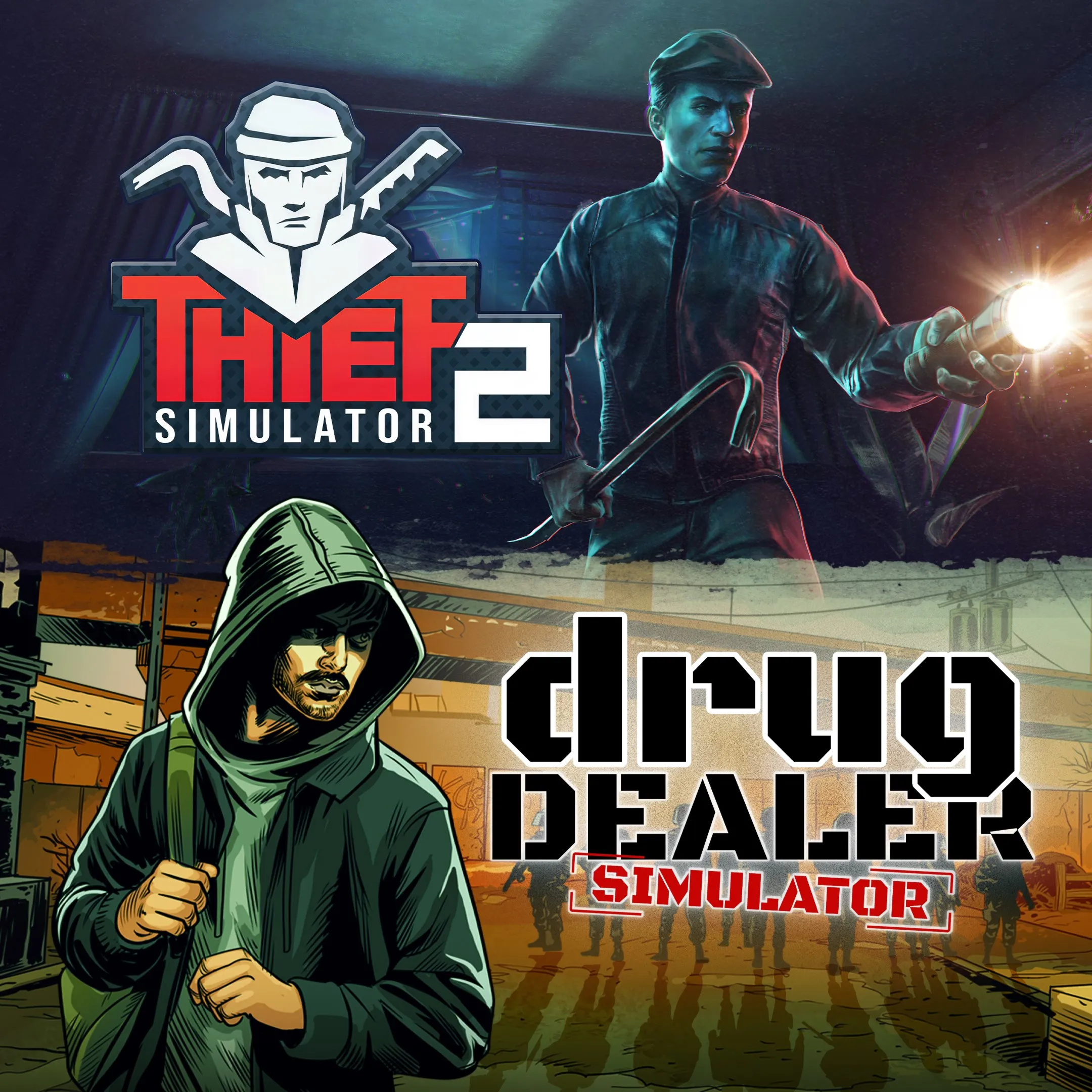 Outlaw Bundle: Thief Simulator 2 x Drug Dealer Simulator | XBOX | На любой аккаунт