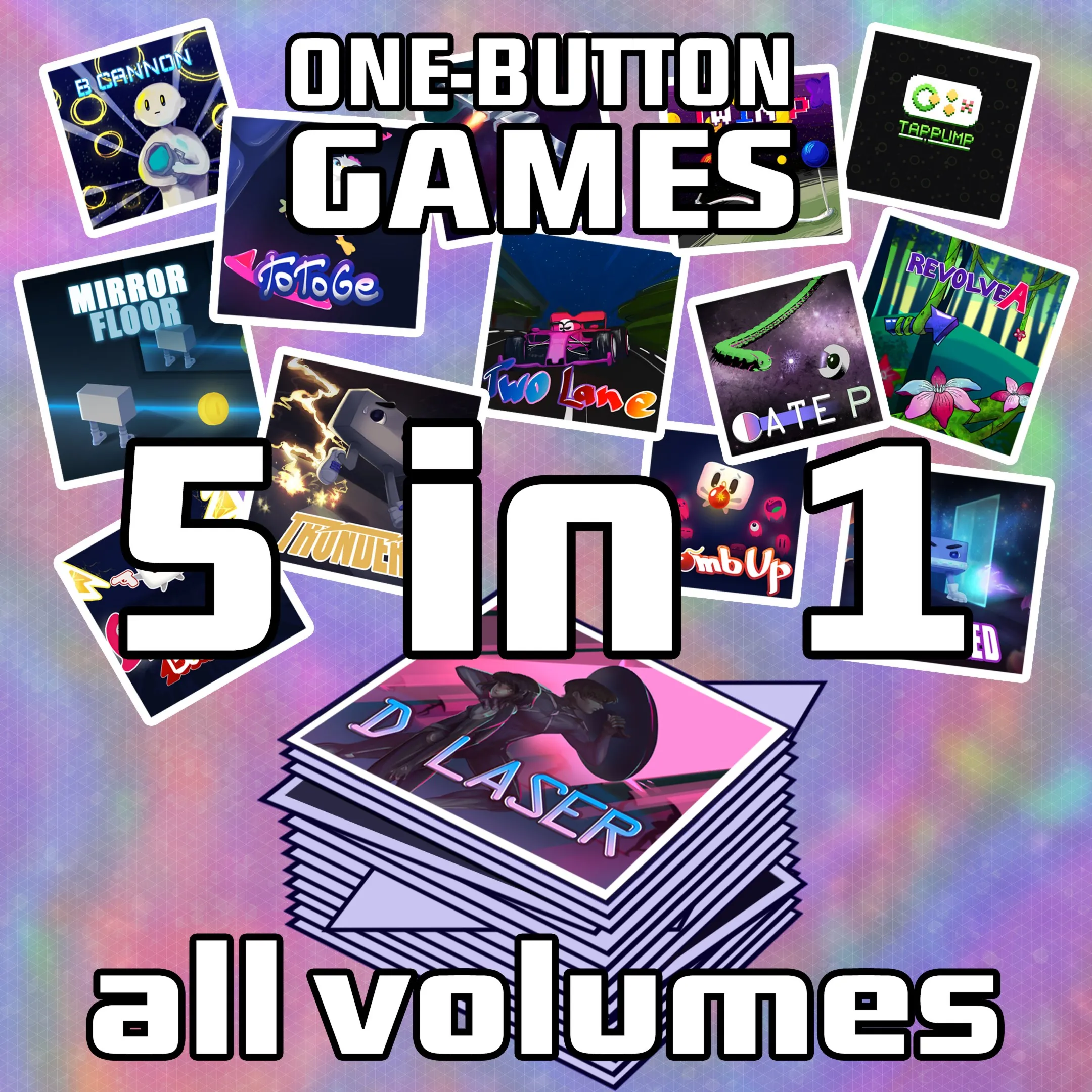 One Button Games 5-in-1 all volumes bundle | XBOX+PC | На любой аккаунт