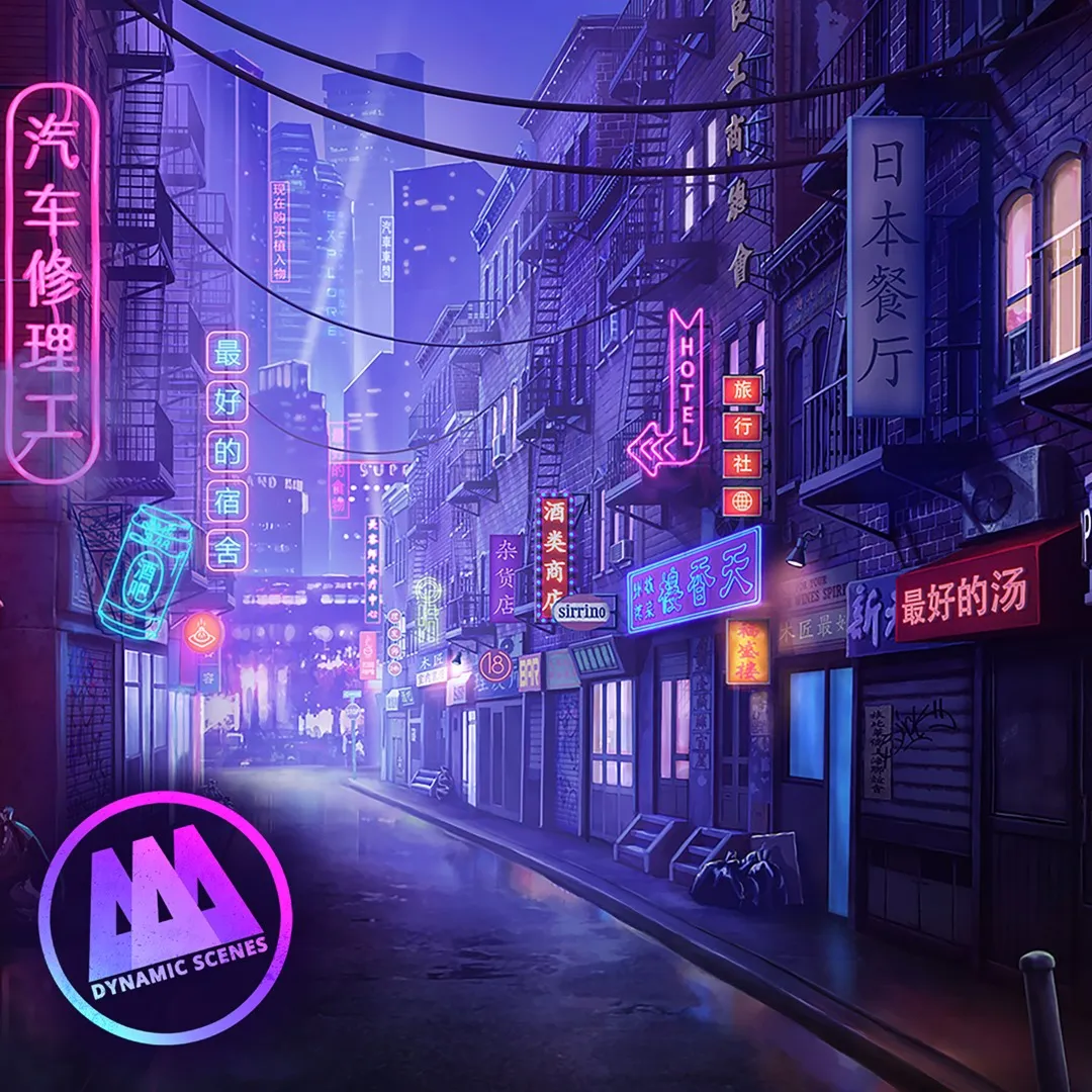 AAA Dynamic Scenes - Cyber Chinatown Alley Dynamic Scene | XBOX | На любой аккаунт