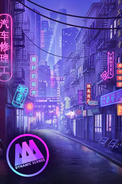 AAA Dynamic Scenes - Cyber Chinatown Alley Dynamic Scene | XBOX | На любой аккаунт